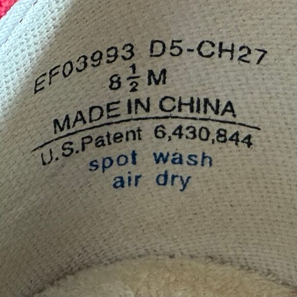 Vintage Women’s Red Canvas Grasshoppers by Keds Size 8 1/2 - Picture 3 of 12